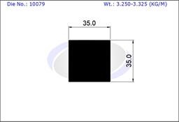 SQUARE  ROD 35 X35 MM
