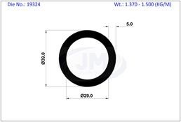 SQUARE TUBE 39 X 29 MM