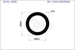 ROUND TUBE 35 X 25.50