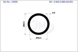 ROUND TUBE 60.50 X 6 