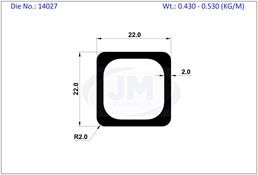 SQUARE TUBE 22 X 22 