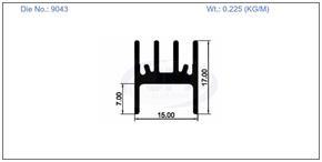 9043 / HEAT SINK  17 X 15 