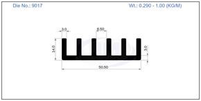 HEAT SINK 50.50 X 14