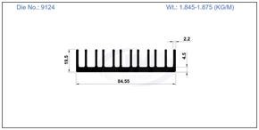 HEAT SINK 84.55 X 19.50 