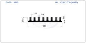 9448 / HEAT SINK 132 X 19.10