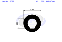 ROUND TUBE OD-36.0 MM