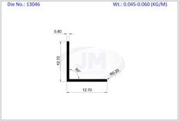 ANGLE EQUAL 12.70 X 12.70 