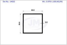 SQUARE TUBE 50 X 50 X 2.0