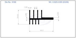 9166 /HEAT SINK 49 X 29.50 