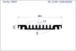 HEAT SINK 38.50 X 4.0