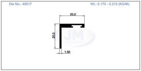 49517 / HEAT SINK 20 X 20 